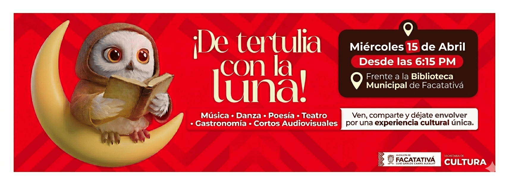 ¡De Tertulia con la Luna! - Biblioteca Municipal